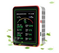 Monitoraggio Della Qualità 'aria - Dispositivo Rivelatore CO2 - Monitor Di Umidità Per Ambiente Interno | Sensore Di Qualità 'aria In Reale Con Display LCD | Compact Home Air Tester Per