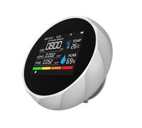 Monitoraggio della qualità 'aria - Rilevatore di anidride carbonica ABS - Monitor della temperatura domestica da 11,81 pollici | Misuratore di umidità e qualità 'aria per la coltivazione
