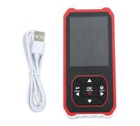 Monitoraggio della qualità dell'aria, rilevatore PM2.5 portatile con sensore di umidità temperatura, misuratore AQI in tempo reale per casa e ufficio (bianco)