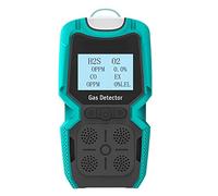 Monitoraggio della qualità dell'aria, Rivelatore di gas multifunzione MG10 4 in 1 H2S/CO/O2/CX Rilevatore di gas Vibrazione Display lampeggiante Allarme acustico for sicurezza Tester per interni/ester
