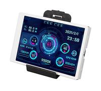 Monitoraggio della Temperatura del Computer IPS da 3,5 Pollici, Pannello di Visualizzazione del Sensore di Temperatura Piccolo PC, Monitor dei Dati RAM HDD CPU per il (WHITE)