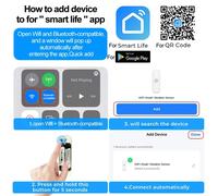Monitoraggio domestico efficiente con sensore di vibrazioni per WiFi per Tuya Sm