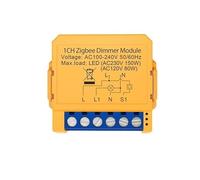 Monitoraggio Energetico Tuya ZigBee Modulo Interruttore Dimmer Intelligente Luce Dimmerabile A 1/2 Vie Il Telecomando APP Funziona(2 gang)