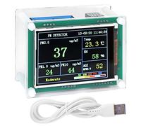 Monitoraggio In Tempo Reale Serie Display A Led Da 2 8 Pollici Rilevatore Di Qualità ' Per Auto E Ambienti Domestici Con Rilevamento Accurato Della Concentrazione Di Pm2 5