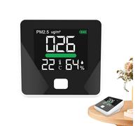 Monitoraggio intelligente a qualità 'aria | Tester di smog | Rilevatore di formaldeide, monitor 'inquinamento, misuratore di umidità a temperatura, tester di polvere, rileva HCHO/TVOC / PM2.5 indoor