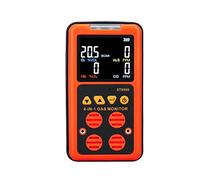 Monitoraggio intelligente del gas, Rilevatore di gas multiplo 4 in 1 Monitor di gas Ossigeno O2 Solfuro di idrogeno H2S Monossido di carbonio CO Gas combustibile Misuratore di gas LEL