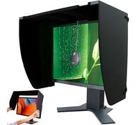Monitoraggio Sun Shade, schermo Sun Sun Visor Monitoraggio regolabile, pannello laterale displayshading pieghevole per schermi e laptop per computer desktop da 17-27 "