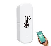 Monitoraggio wireless smart igrometro - sensore di umidità della temperatura WiFi, dispositivo ad alta precisione | Notifica di app remoto, esportazione di archiviazione dei dati,ottimo per il monito
