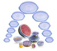 MONIX | 10 Coperchi di Silicone Reutilizables per Alimenti, Flexibles, Duraderas e Adaptables a Varias Forme