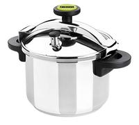 MONIX Classica | Pentola a pressione 8 L, Acciaio Inox 18/10 | Colore grigio, 24 cm, Adatta a tutti i tipi di piani cottura, induzione inclusa