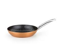 MONIX Cooper | Padella 28 cm di Alluminio forgiato con antiaderente con particelle di titanio, adatte a tutti i tipi di piani cottura, Anche induzione, Color Rame, 5.3 tons, Marrone