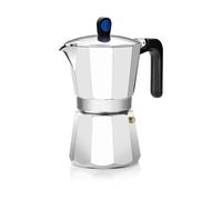MONIX Induction Express | Moka italiana a induzione, alluminio, colore argento,