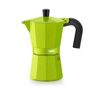 Monix - Caffettiera italiana in alluminio 6 tazas Verde