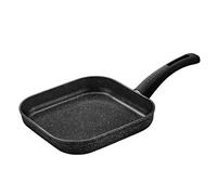 Monix Mineral | Bistecchiera per Arrostire, Alluminio, Grigio Scuro Antracite, 24 cm