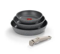 MONIX One Click Pietra | Set di 3 padelle 20-24-26 cm