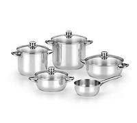 Set Di Pentole Monix Optima 5 Pezzi In Acciaio Inossidabile