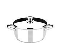 MONIX Optima | Casseruola 16 cm con coperchio di Acciaio Inox 18/10