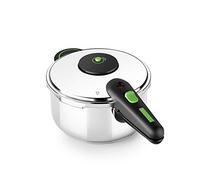 Monix Presto Pentola a pressione, 4 l, acciaio inox 18/8, adatta a tutti i tipi di cucina, inclusa a induzione