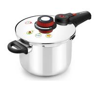 MONIX Selecta | Pentola a pressione 9 L, Acciaio inox 18/10 | Argento