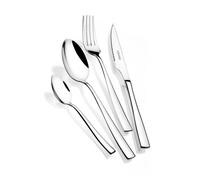 Monix Siena Set con coltello per lombata, Acciaio Inox, Grigio, 8.5x14.5x24 cm, 24 Pezzi
