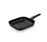 MONIX Solid+ | Bistecchiera con righe quadrato 28 cm di alluminio fuso con antiaderente