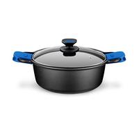 MONIX Solid+ | Casseruola alta 24 cm 4 L, Alluminio fuso