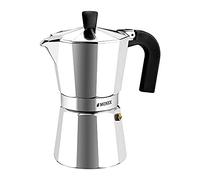 Monix Caffettiera Italiana in Alluminio 6 Tazze Argento