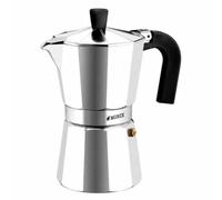 Monix Caffettiera manuale Moka M620009 in alluminio – 9 tazze
