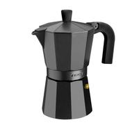 Caffettiera italiana Monix Vitro Noir 9 tazze Nera