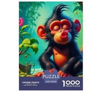 Monkey 1000 Pezzi Puzzle Idea Regalo Per Lei O Lui Animal Per Adulti A Partire Dai 14 Anni Confezione Di Alta Qualità Sfide Extra Divertenti Intrattenimento Creativo 70x50cm/1000pcs
