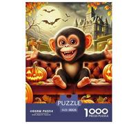 Monkey 1000 Pezzi Puzzle Regalo Per Gli Amanti Dei Animal Per Adulti A Partire Dai 14 Anni Confezione Di Alta Qualità Sfide Extra Divertenti Intrattenimento Creativo 38x26cm/1000pcs