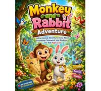 Monkey and Rabbit Adventure3-6: Join Monkey and Rabbit on a Magical Adventure Filled with Friendship, Teamwork, and Kindness
