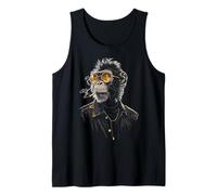 Monkey Animal Lover Graphic Cool Zoo Wildlife Occhiali da Sole Canotta
