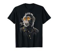 Monkey Animal Lover Graphic Cool Zoo Wildlife Occhiali da Sole Maglietta