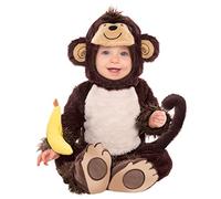 Christy's - Costume da scimmia per bambini (6-12 mesi)