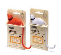 Monkey Business Ginger The Cat Tail Hook Gancio per schermo del computer spazi