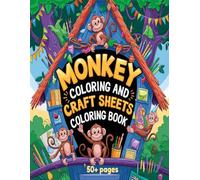 Monkey Coloring and Craft Sheets Coloring Book