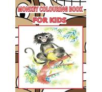 MONKEY COLOURING BOOK FOR KIDS