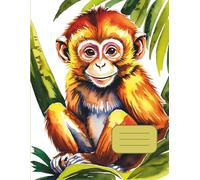 Monkey: Cute Animal Notebook, Journal for Adults, Students, Kids