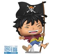 Monkey D. Luffy With Flag Funko Pop 2214 One Piece Funko Exclusive