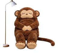 Monkey Design Sleeping Bag, Soft Washable Design, Warm Portable Bedding, Cute Adorable Style, Practical Travel Companion, Comfort for Women Men Girlfriend Camping Hotel Bedroom Dorm Apartment