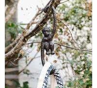 Monkey Duty S Monkey Hook Home Decor 7.6 pollici grovini in ghisa, staffa a