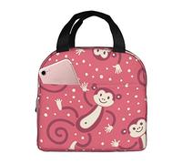 Monkey Entertainment - Borsa termica per il pranzo, per donne e uomini, riutilizzabile, per infermieri e insegnanti