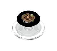 Monkey Funny Animals Baseball Ice Cream Drip Cool PopSockets PopGrip per MagSafe