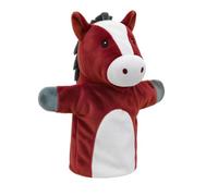 Monkey Hand Puppet - Soft Interactive Toy - Plush Animal for Storytelling | Length 25cm 9.84in | Plush Hand Puppet Storytelling Cartoon Animal | Movable Mouth, Soft PP Cotton for Kids Birthday Gift