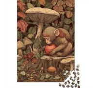 Monkey in The Forest Puzzle Impossible 1000 Pezzi Decorazione Per La Casa. Rilassamento E Intelligence Per Adulti E Ragazzi Da 14 Anni 70x50cm/1000pcs