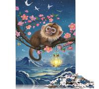 Monkey Jigsaw Puzzle Impossibili 1000Pcs Decorazione Per La Casa. Giochi Rilassamento E Intelligence Per Adulti E Ragazzi Da 14 Anni 1000pcs (38x26cm)