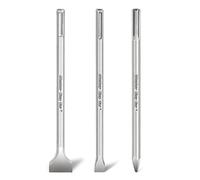 Monkey King Bar SDS-Max - Set di 3 scalpelli a punta, piatti e a scala, 400 mm, per trapani SDS Max