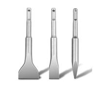 Monkey King Bar SDS Plus, set di 3 scalpelli piatti (140 mm x 20 mm), scalpello a punta (140 mm), scalpello largo (140 mm x 40 mm) per calcestruzzo, pietra