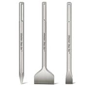 Monkey King Bar Set di scalpelli SDS-Max: scalpelli a punta, piatti e scalabili (280 mm, 305 mm x 76 mm, 280 mm x 25 mm) per punte SDS Max